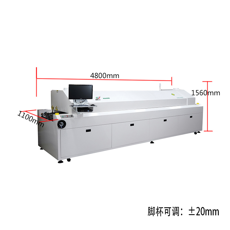 smt设备USDT数字八温区回流焊